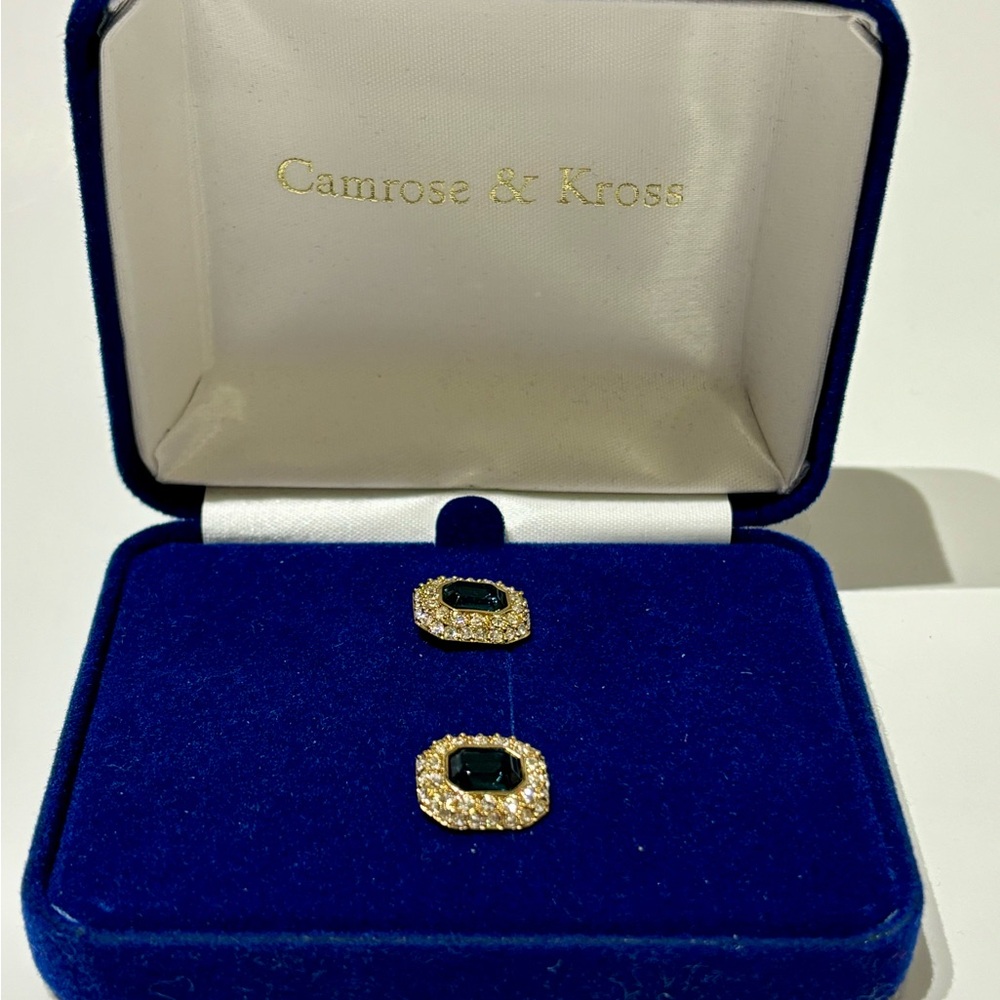 Vintage Camrose & Kross JBK Gold  Earrings